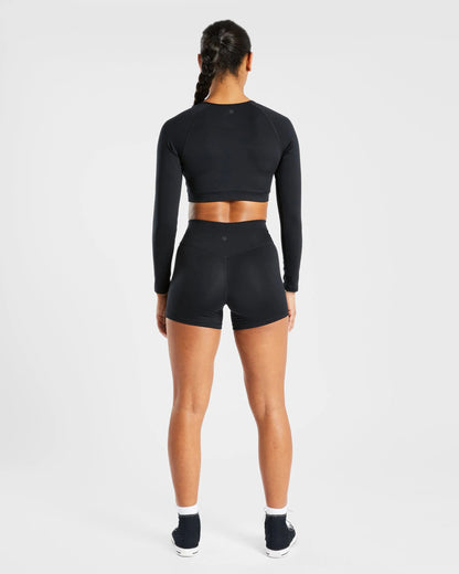AYBL > Staple Long Sleeve Crop Top