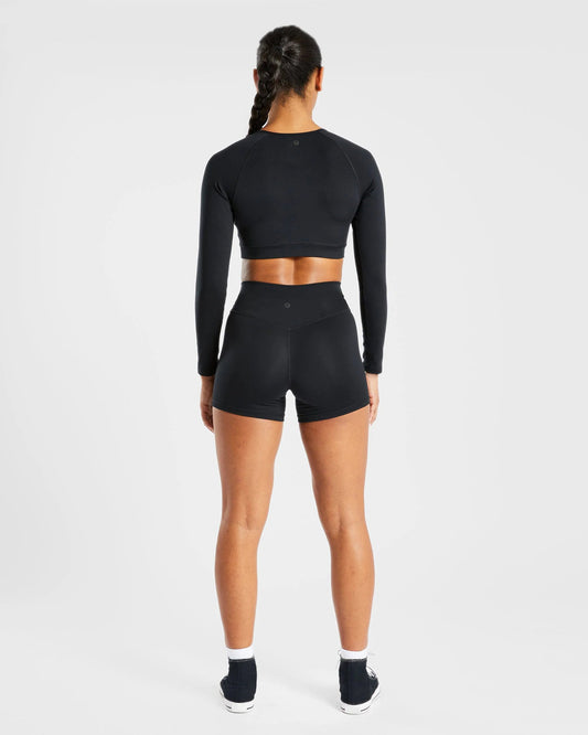 AYBL > Staple Long Sleeve Crop Top