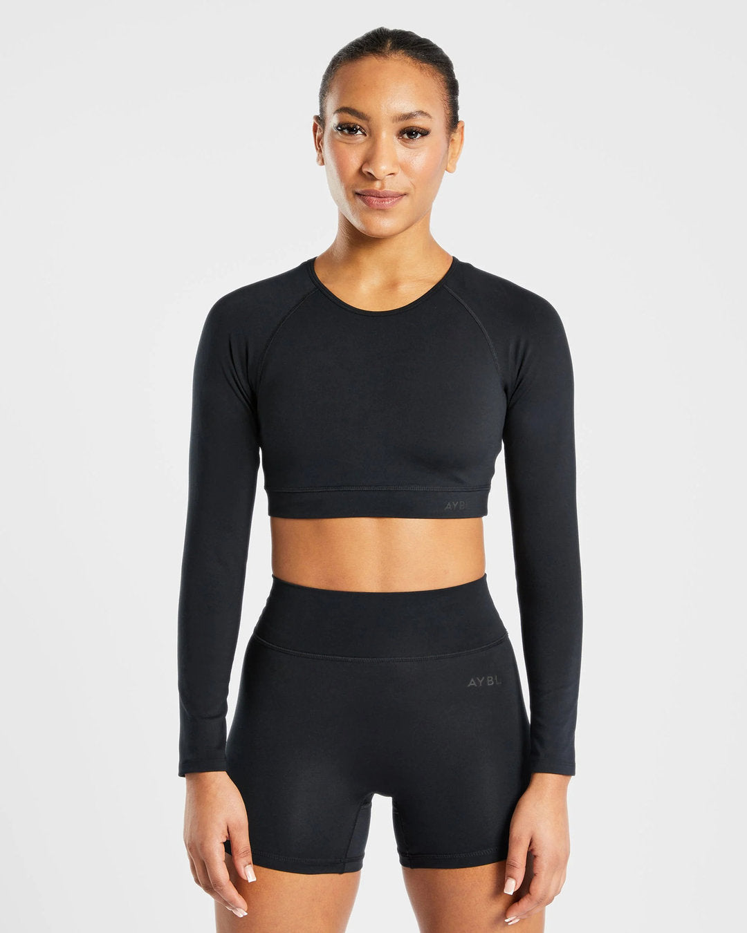 AYBL > Staple Long Sleeve Crop Top