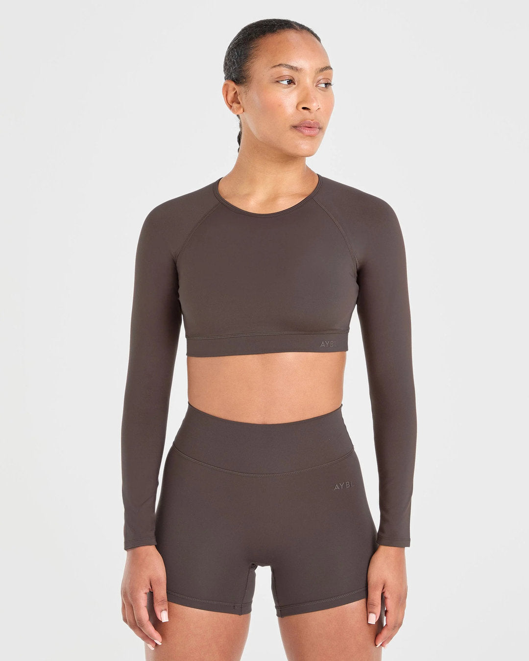 AYBL > Staple Long Sleeve Crop Top