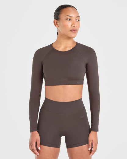 AYBL > Staple Long Sleeve Crop Top