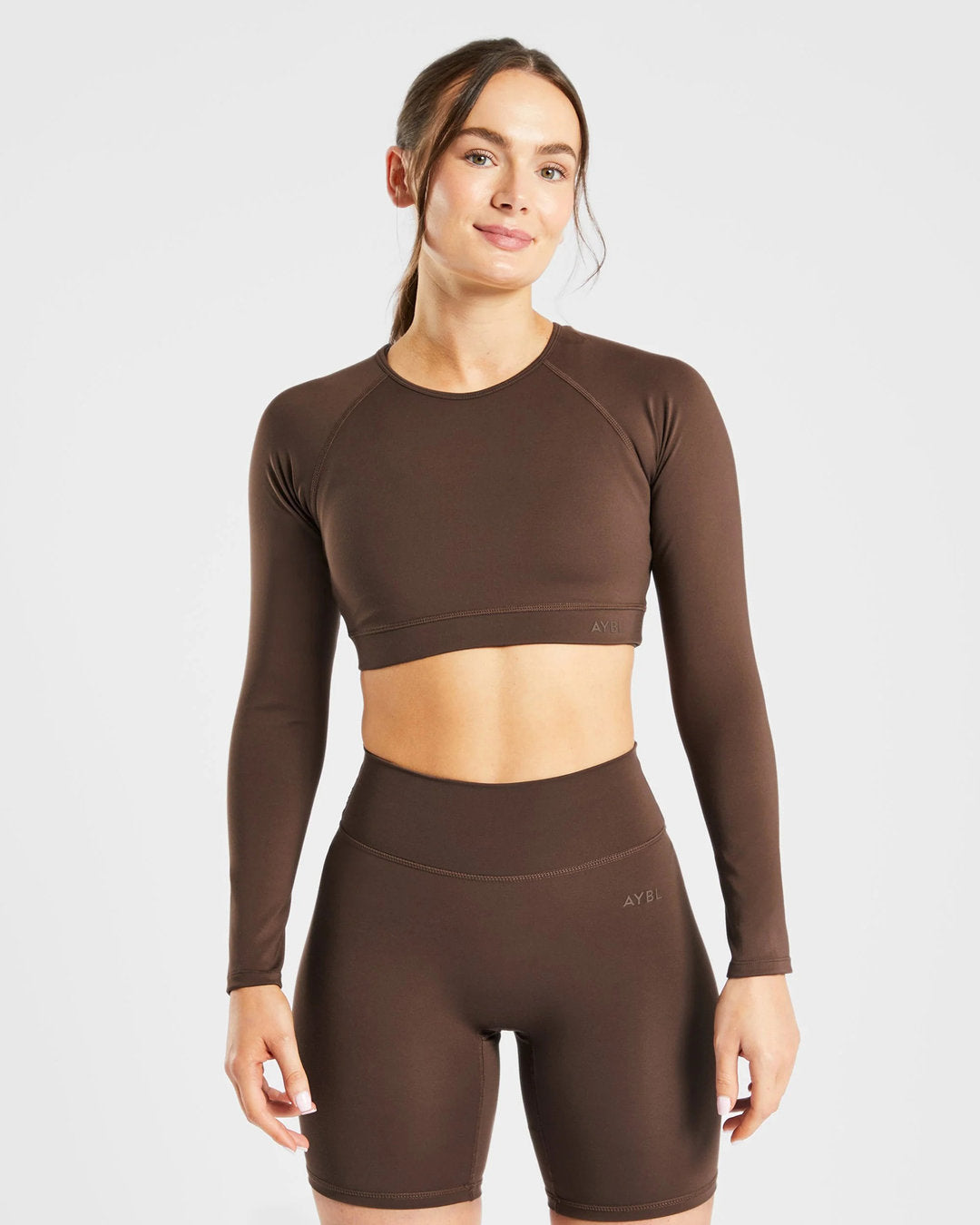 AYBL > Staple Long Sleeve Crop Top