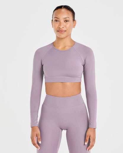 AYBL > Staple Long Sleeve Crop Top