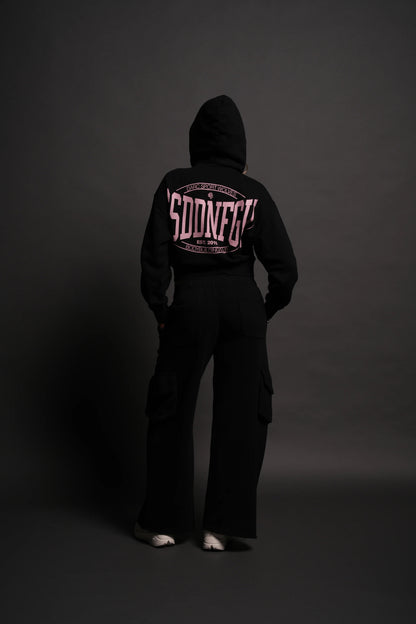 Darc Sport > Wolves Gym V2 Sage Cropped Zip Hoodie