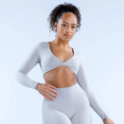DFYNE > Ignite Twist Front Crop Top