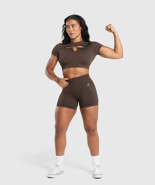 Gymshark > Adapt Monogram Crop Top