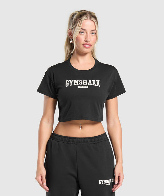 Gymshark > Collegiate Lifestyle Crop Top