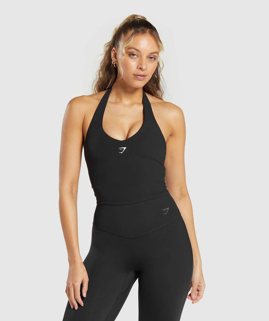 Gymshark > Halter Neck Cami with Shelf