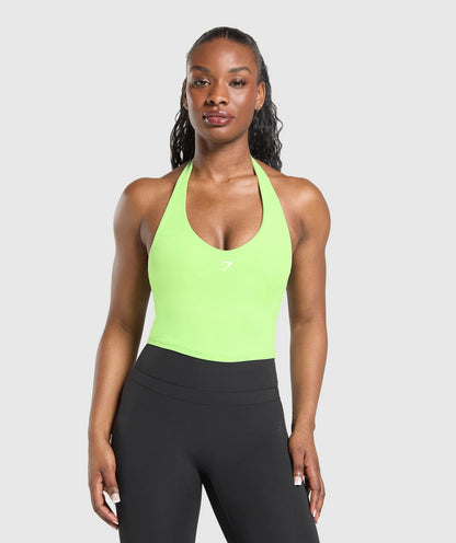 Gymshark > Halter Neck Cami with Shelf