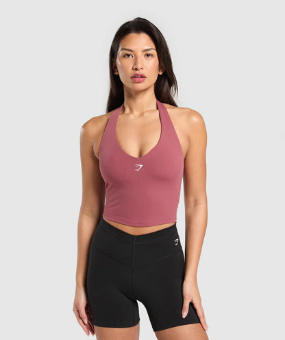 Gymshark > Halter Neck Cami with Shelf