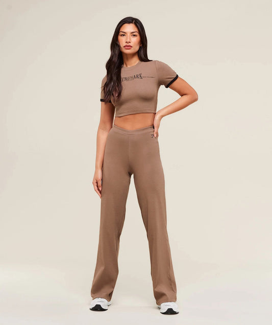 Gymshark > Ribbed Cotton Crop Top