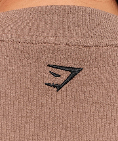 Gymshark > Ribbed Cotton Crop Top