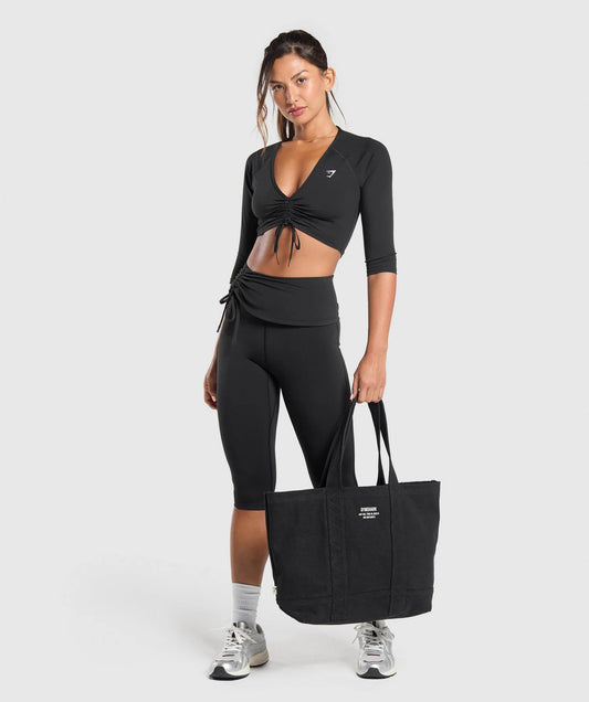 Gymshark > Ruched Capri Leggings