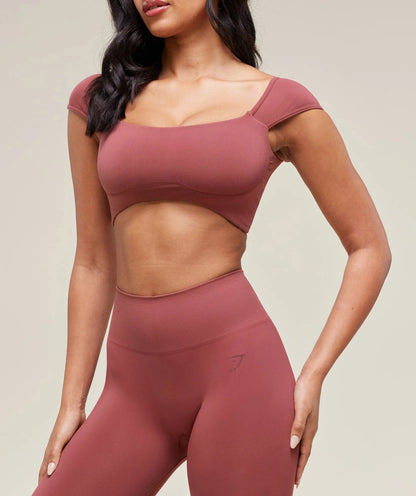 Gymshark > Soft Sculpt Cap Sleeve Bralette