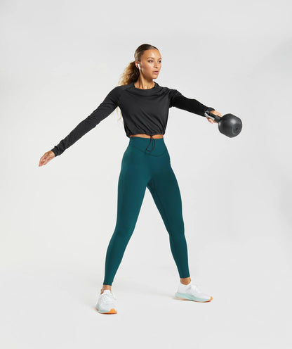 Gymshark > Sweat Seamless Long Sleeve Crop Top