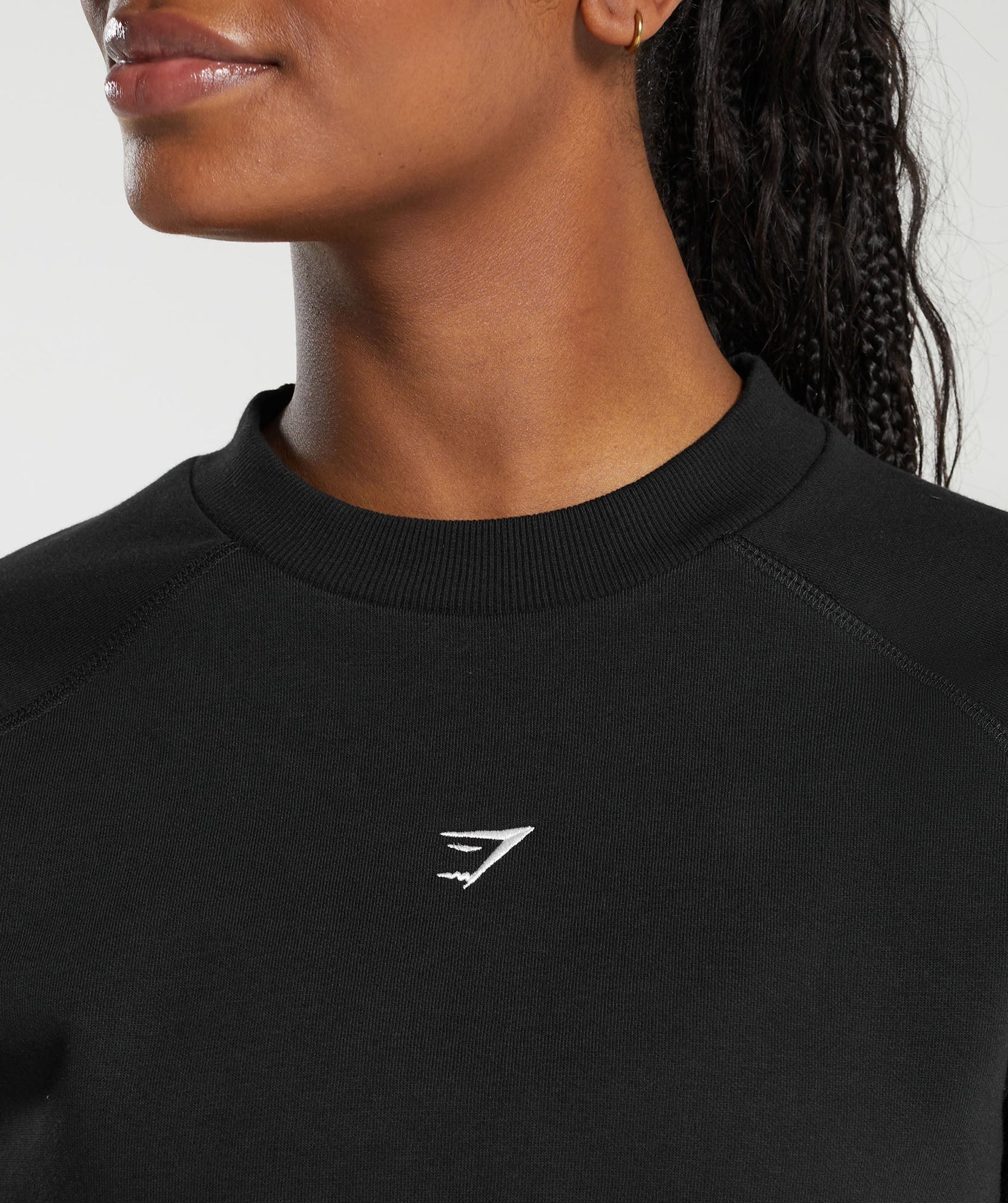 Gymshark > Training Fleece Cropped Sweatshirt