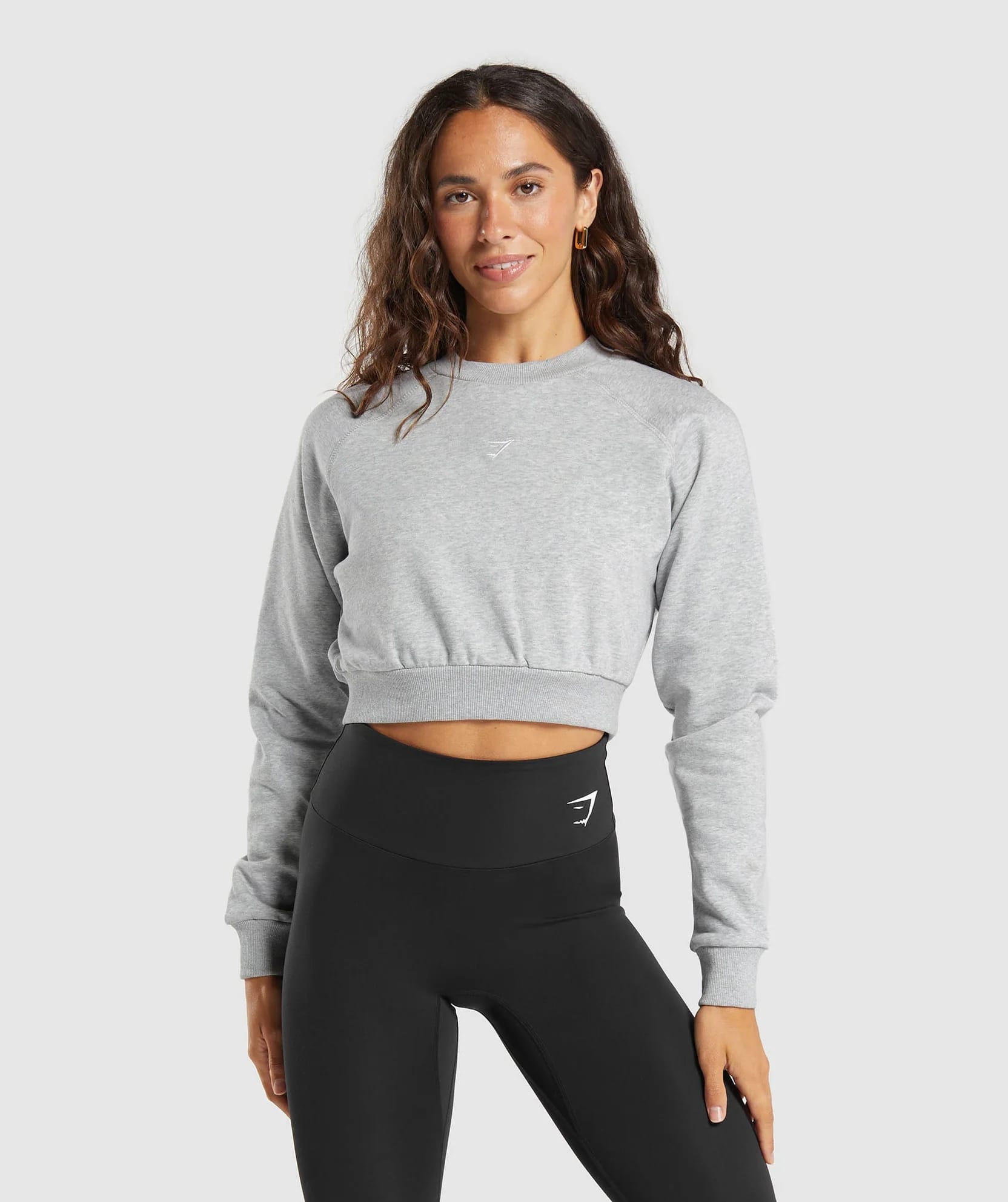 Gymshark > Training Fleece Cropped Sweatshirt