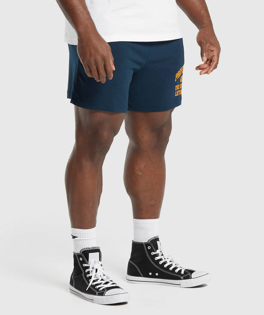 Gymshark > Lightweight Jersey Shorts > S > Navy > Gymshark
