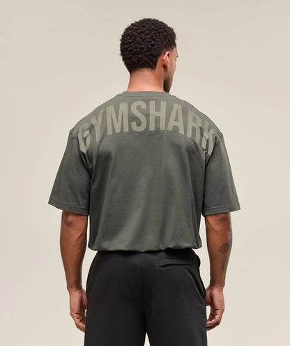 Gymshark > Power T-Shirt > L > Strength Green > Gymshark