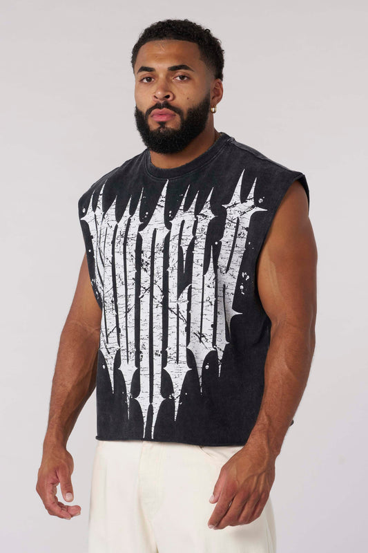 Youngla > Revenge Crop Cut-Off > M > Black Wash > Youngla