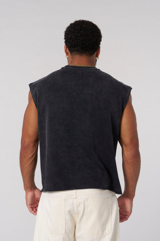 Youngla > Revenge Crop Cut-Off > M > Black Wash > Youngla