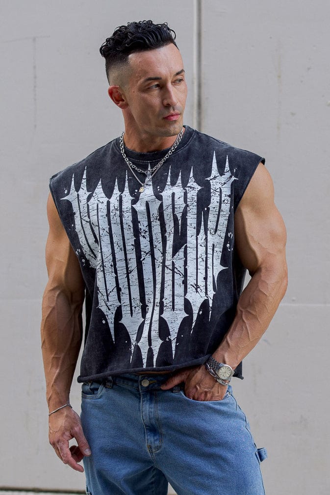 Youngla > Revenge Crop Cut-Off > M > Black Wash > Youngla