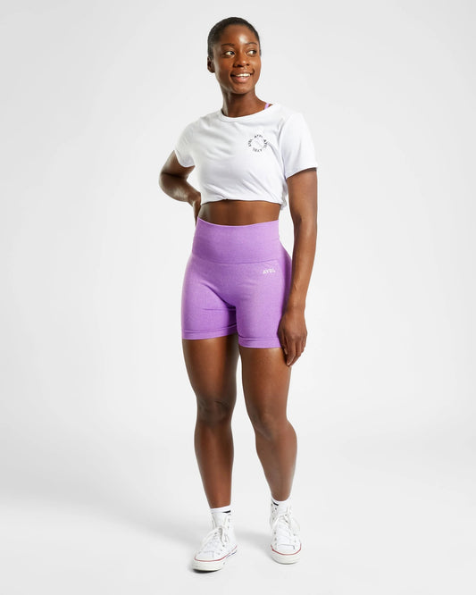 AYBL > Empower Seamless Shorts > M > Purple Marl > AYBL