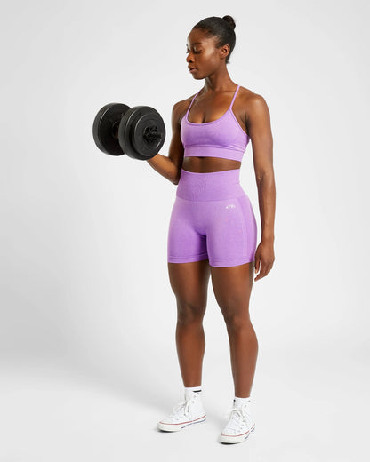 AYBL > Empower Seamless Shorts > M > Purple Marl > AYBL