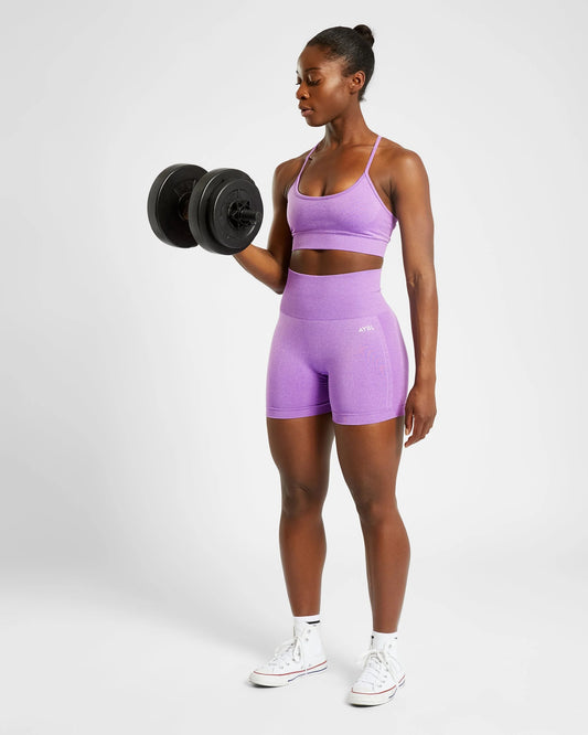 AYBL > Empower Seamless Shorts > M > Purple Marl > AYBL
