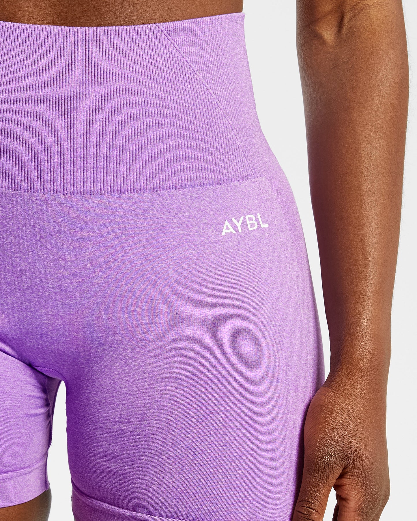 AYBL > Empower Seamless Shorts > M > Purple Marl > AYBL