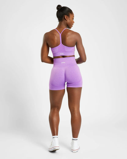 AYBL > Empower Seamless Shorts > M > Purple Marl > AYBL