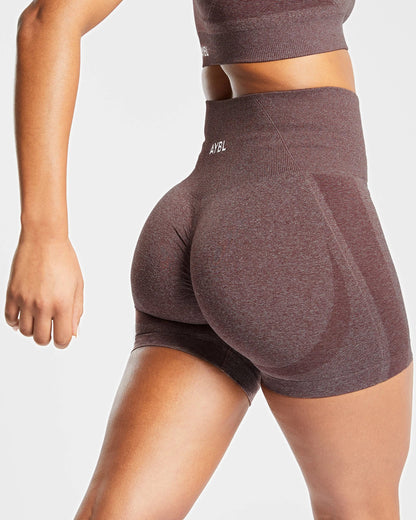 AYBL > Empower Seamless Shorts > S > Brown Marl > AYBL