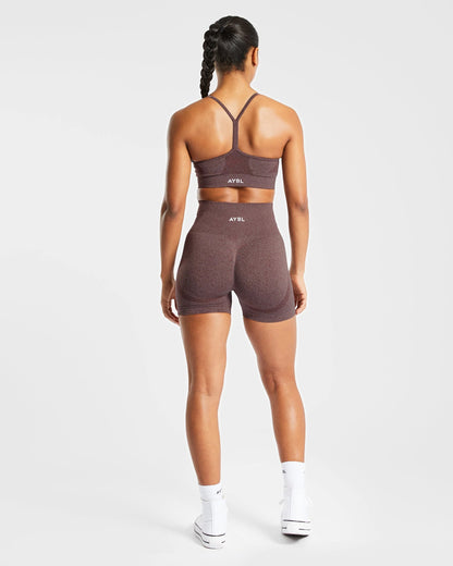 AYBL > Empower Seamless Shorts > S > Brown Marl > AYBL