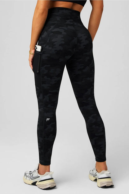 Fabletics > On-The-Go PowerHold Legging > M > Tonal Camo > Fabletics