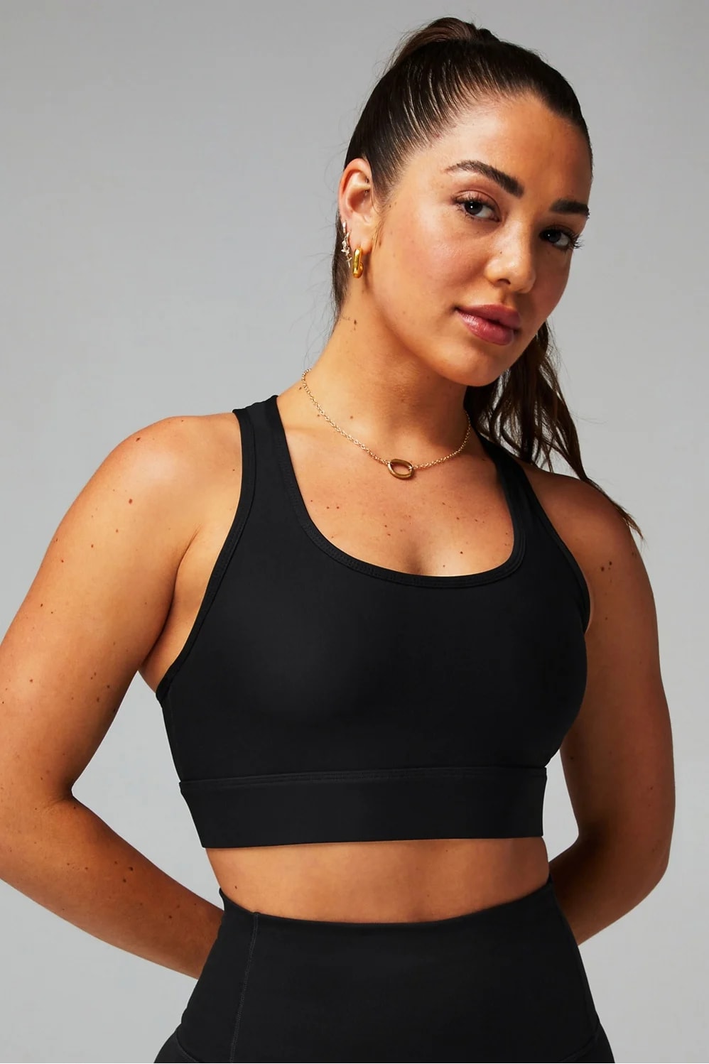 Fabletics > On-The-Go Sports Bra > S > Black > Fabletics