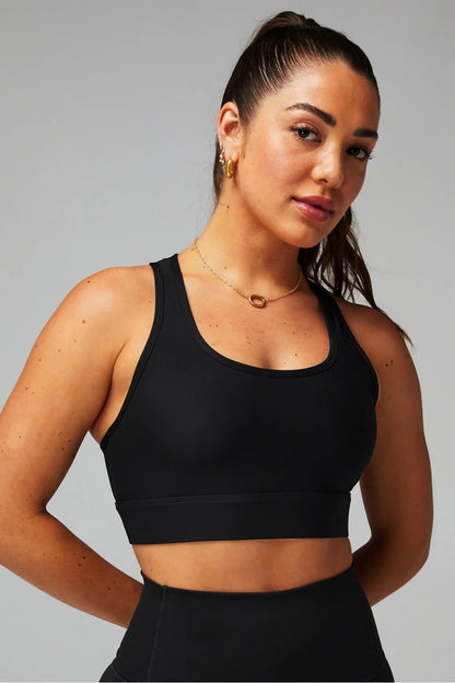 Fabletics > On-The-Go Sports Bra > S > Black > Fabletics
