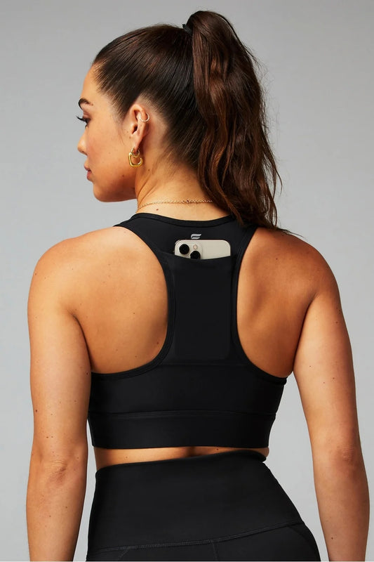 Fabletics > On-The-Go Sports Bra > S > Black > Fabletics