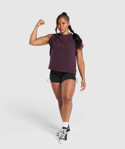 Gymshark > Elevated Power T-Shirt > S > Depth Purple > Gymshark
