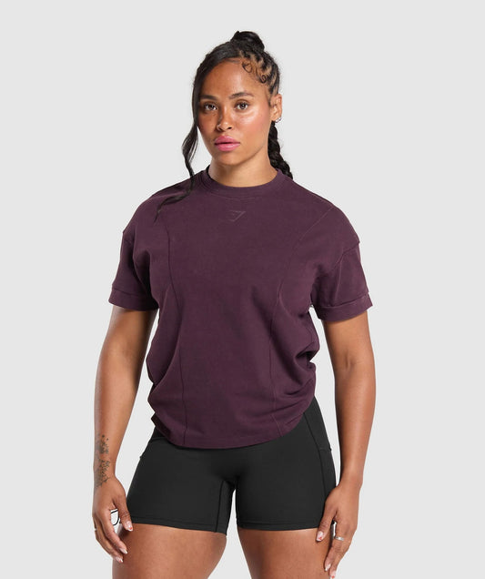 Gymshark > Elevated Power T-Shirt > S > Depth Purple > Gymshark