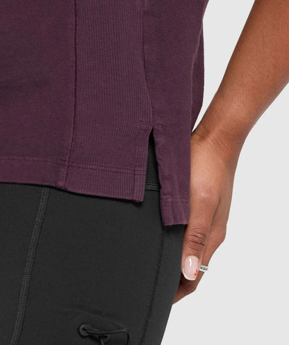 Gymshark > Elevated Power T-Shirt > S > Depth Purple > Gymshark
