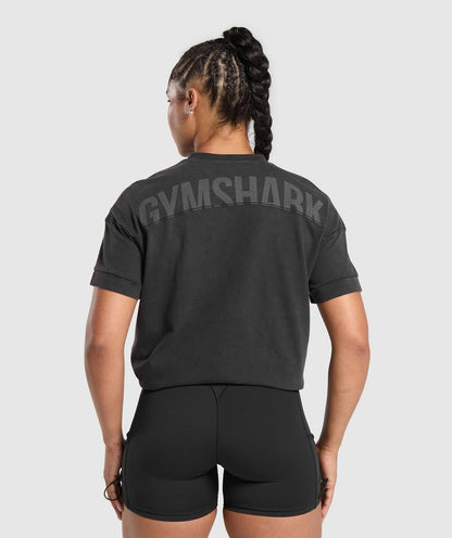 Gymshark > Elevated Power T-Shirt > XS >  Black > Gymshark
