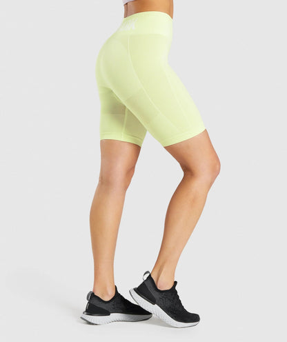Gymshark > Flex Cycling Shorts > S > Light Green Marl > Gymshark