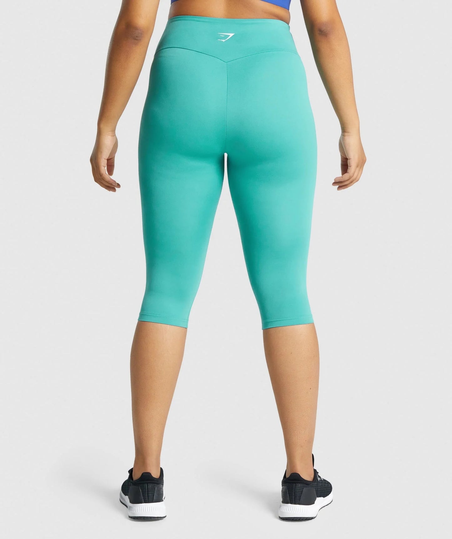 Gymshark > Training Cropped Leggings > S > Teal > Gymshark