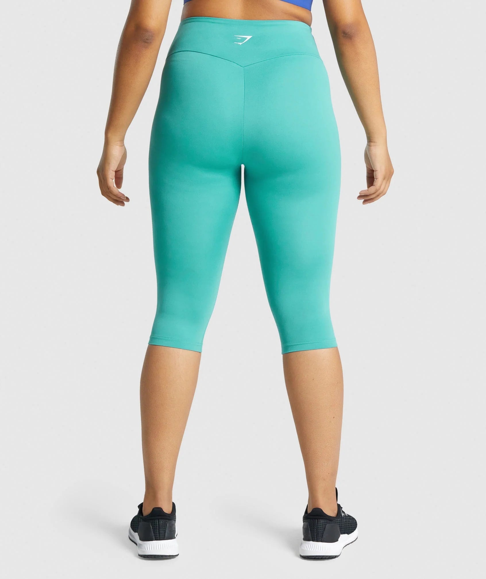 Gymshark > Training Cropped Leggings > S > Teal > Gymshark
